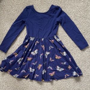 Tea Collection Royal Blue Butterfly Dress